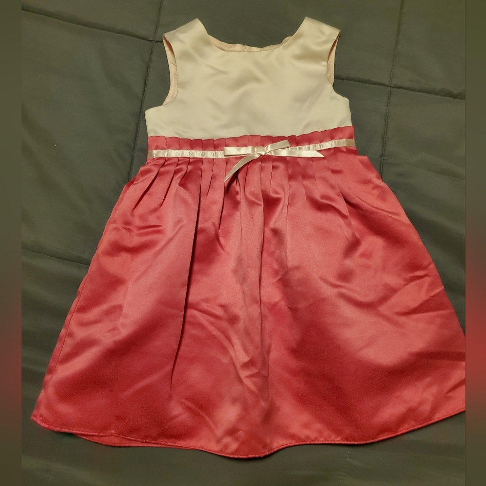 Kidture Collection Girls Infant Size 2T Hot & Light Pink Fancy Dress Sleeveless